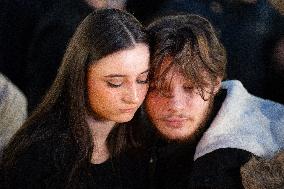13 november memorial at the Place de la Republique - Paris
