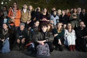 13 november memorial at the Place de la Republique - Paris