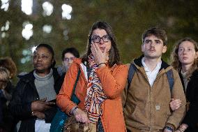13 november memorial at the Place de la Republique - Paris