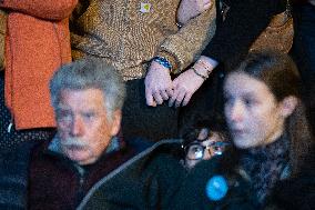 13 november memorial at the Place de la Republique - Paris
