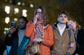 13 november memorial at the Place de la Republique - Paris