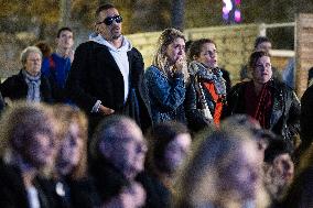 13 november memorial at the Place de la Republique - Paris