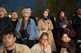 13 november memorial at the Place de la Republique - Paris