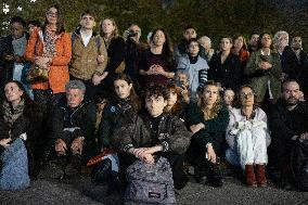 13 november memorial at the Place de la Republique - Paris