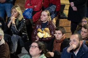 13 november memorial at the Place de la Republique - Paris