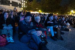 13 november memorial at the Place de la Republique - Paris