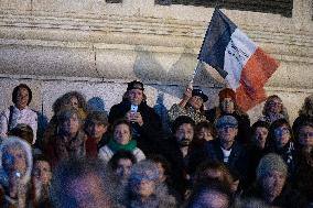 13 november memorial at the Place de la Republique - Paris