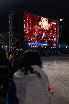 13 november memorial at the Place de la Republique - Paris