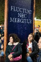 13 november memorial at the Place de la Republique - Paris