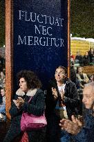 13 november memorial at the Place de la Republique - Paris