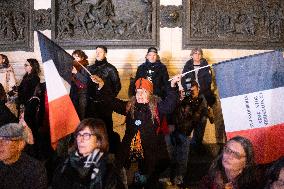 13 november memorial at the Place de la Republique - Paris