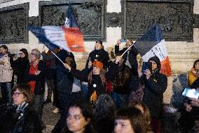 13 november memorial at the Place de la Republique - Paris
