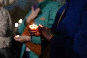 13 november memorial at the Place de la Republique - Paris