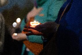 13 november memorial at the Place de la Republique - Paris