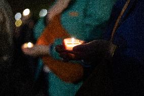 13 november memorial at the Place de la Republique - Paris