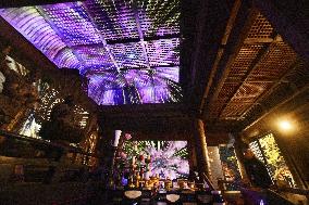 Special light-up at temple in northeastern Japan