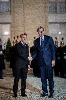 President Macron Welcomes Serbia S President Vucic - Paris