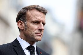 Tribute To Victims At La Bonne Biere - Paris