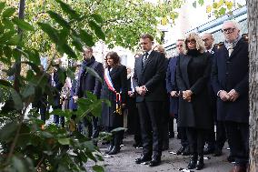 Tribute To Victims At La Bonne Biere - Paris