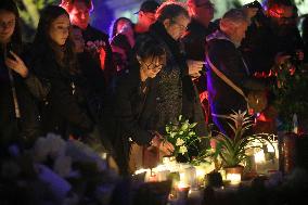 Tribute To Victims At Place De LA Republique - Paris