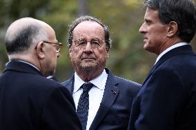 Tribute To Victims At La Bonne Biere - Paris