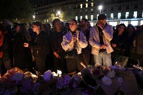 Tribute To Victims At Place De LA Republique - Paris