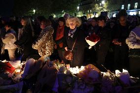 Tribute To Victims At Place De LA Republique - Paris