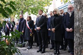 Tribute To Victims At La Bonne Biere - Paris