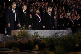 Ceremony Marking The 10th Anniversary Of The Attacks In 2015 - Paris