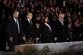 Ceremony Marking The 10th Anniversary Of The Attacks In 2015 - Paris