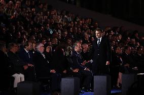 Ceremony Marking The 10th Anniversary Of The Attacks In 2015 - Paris