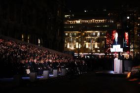 Ceremony Marking The 10th Anniversary Of The Attacks In 2015 - Paris