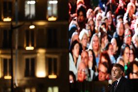 Ceremony Marking The 10th Anniversary Of The Attacks In 2015 - Paris