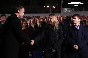 Ceremony Marking The 10th Anniversary Of The Attacks In 2015 - Paris