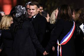 Ceremony Marking The 10th Anniversary Of The Attacks In 2015 - Paris