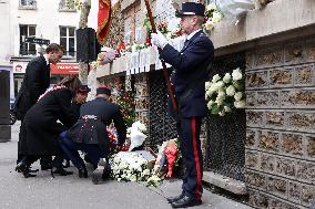 Tribute To Victims At La Belle Equipe - Paris