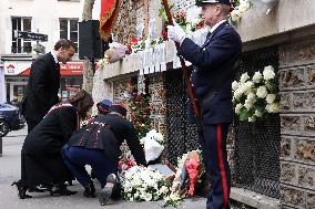 Tribute To Victims At La Belle Equipe - Paris