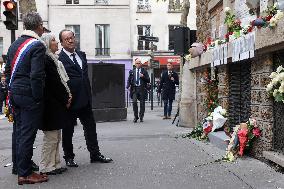 Tribute To Victims At La Belle Equipe - Paris