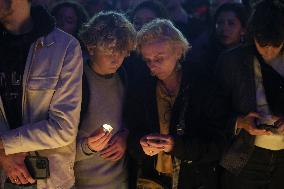 Tribute To Victims At Place De LA Republique - Paris