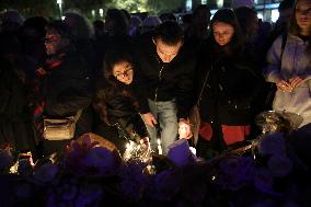 Tribute To Victims At Place De LA Republique - Paris