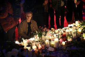 Tribute To Victims At Place De LA Republique - Paris