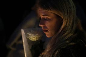 Tribute To Victims At Place De LA Republique - Paris