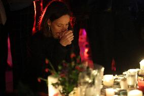 Tribute To Victims At Place De LA Republique - Paris