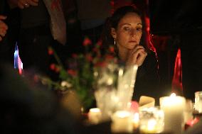 Tribute To Victims At Place De LA Republique - Paris