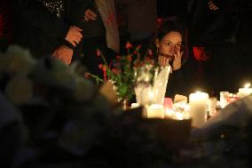 Tribute To Victims At Place De LA Republique - Paris