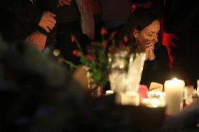 Tribute To Victims At Place De LA Republique - Paris