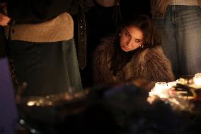 Tribute To Victims At Place De LA Republique - Paris