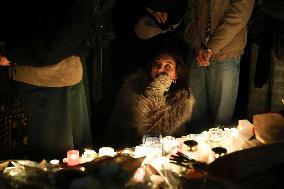 Tribute To Victims At Place De LA Republique - Paris