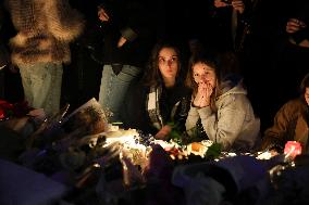 Tribute To Victims At Place De LA Republique - Paris