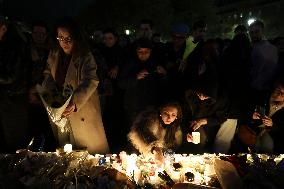 Tribute To Victims At Place De LA Republique - Paris